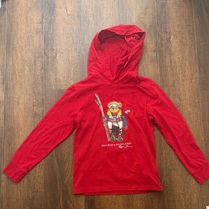 Polo Bear by Ralph Lauren Kids Red Graphic Hoodie